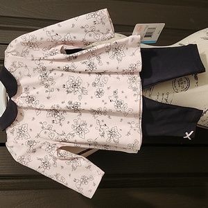 NWT 3pc Set 6M Baby Girl Outfit